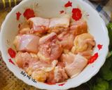 Hình bước làm 1 của món Nui gà rau củ