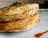 A picture of step 8 of Aloo Tikki pancake.