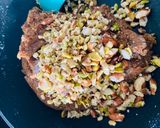 A picture of step 5 of Date rounds (khajoor puri).