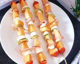 Une image de l'étape 2 de Brochettes de melon 🍈.
