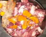 কাঁচা হলুদ দিয়ে মটন কারি (kancha holud diye mutton curry recipe in Bengali) রেসিপির ধাপ 1 ছবি