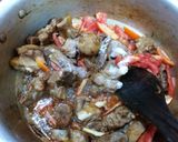 A picture of step 2 of Mutton Pulao.