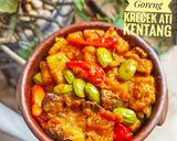 Foto langkah ke 5 dari resep Sambal Goreng Krecek Ati Kentang.