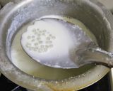 A picture of step 2 of Sabudana kheer.