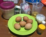 Foto langkah ke 1 dari resep Bolu ketan hitam kukus.