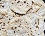 A picture of step 1 of Raw papaya sabji with rotis.