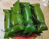 Foto langkah ke 7 dari resep Lepet ketan kacang merah bungkus daun pisang 😄.