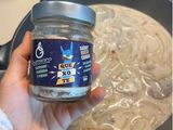 Filetes de seitán en salsa de cebolla y bebida de Almendras