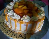A picture of step 13 of Mango cake# Christmas baking contest # X - mas revival contest#.