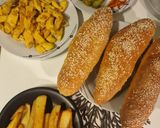 عکس مرحله 1 از دستور ساندویچ مرغ ویژه 🥖🍗