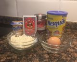 Foto del paso 2 de la receta Bizcocho ligero de Nesquik y frambuesas
