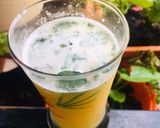 A picture of step 9 of Mint Mosambi Mocktail.