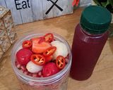 Foto langkah ke 2 dari resep Asinan Buah Kuah Jus Cranberry Mix Kalamansi.