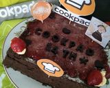 Foto langkah ke 5 dari resep Bolu Cokelat Ultah Cookpad.