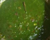A picture of step 8 of Palak paneer.