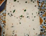 A picture of step 1 of Herbed cottage cheese.