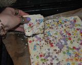 A picture of step 5 of Saltine chocolate crackers.