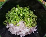 A picture of step 1 of Ghughra Sandwich.