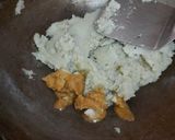 A picture of step 3 of Layered Sago/Sabudana Puding for Vrat.