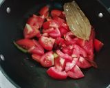A picture of step 4 of Paneer pasanda.
