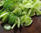 Foto langkah ke 2 dari resep Tumis Jamur kuping Cabe Ijo.