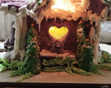Foto del paso 6 de la receta: Mi casita de jengibre!! Con mucho chocolate,glasé y mucho color!!🧑‍🎄🧑‍🎄🎄🎄🎁🎇🎇
