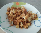 Foto del paso 4 de la receta: Coliflor con tofu, quinoa y lenteja naranja