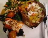 A picture of step 3 of Sweet potato with topping.