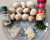 A picture of step 1 of Mushroom ghee roast.