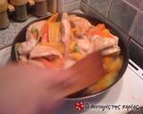 Κοτόπουλο φιλέτο με πολύχρωμες πιπεριές και κάρυ φωτογραφία βήματος 6
