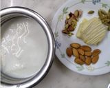 A picture of step 1 of Mava matka kulfi.