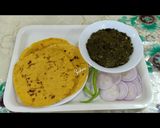 A picture of step 3 of Sarson ka Saag.