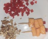 A picture of step 5 of Mango treat😊.