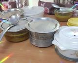 A picture of step 12 of Rice, dal, salad, mixed subzi carrot halwa.