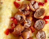 A picture of step 7 of My Sausage Omelette Sandwich 🥰#Lunch.