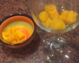 A picture of step 2 of Coconut Mango Mastani.