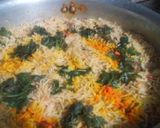 A picture of step 4 of Beef pulao biryani.