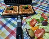Une image de l'étape 6 de Toast antigaspillage 🥪accompagné de salade.