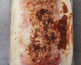 Foto del paso 6 de la receta: Lasagna de panqueque de remolacha y carne desmechada