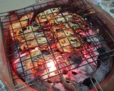 รูปขั้นตอนการทำที่ 4 ของ กุ้งย่าง น้ำจิ้มซีฟู้ด