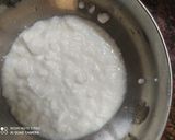 A picture of step 1 of Boondi Raita.