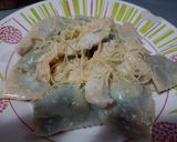 Foto del paso 7 de la receta: Ravioles de verdura con salsa de pollo y crema
