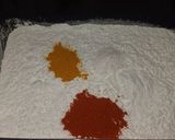 A picture of step 3 of Crispy Suran Fry (vegetarian fish fry).