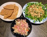 Hình bước làm 4 của món Vả trộn tôm thịt