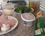Foto del paso 1 de la receta: Galette con pollo, champiñones y espinacas