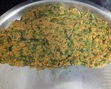 A picture of step 7 of Crispy Kothimbir Vadi.