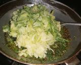 A picture of step 6 of Kairi and dodkyachi chamchamit chutney.