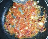 A picture of step 2 of Yam-eggroll.