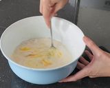 Foto langkah ke 3 dari resep No Oven No Mixer Choco Milk Bread.