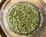 A picture of step 1 of Millet Pesarattu Dosa.